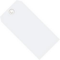 5-1/4 in. 13 Point Shipping Tag in White