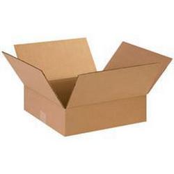 14 x 14 x 4 in. Kraft Plain Corrugated Regular Slotted Carton with 32ECT