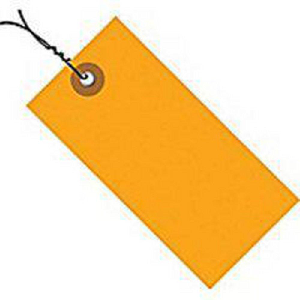 Box Partners Orange 4-1/4 in. 13 Point Shipping Tag 
