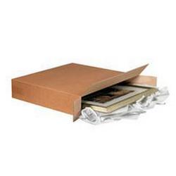 24 x 5 x 24 in. Kraft Full Overlap Plain Corrugated Box with 32ECT