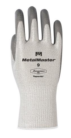 Size 8 Polyurethane Coated Dynamax&reg; HD Cut Resistant Knit Wrist Gloves in Grey