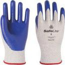 Size 8 Dynamax® 45 Gloves in Blue and Red