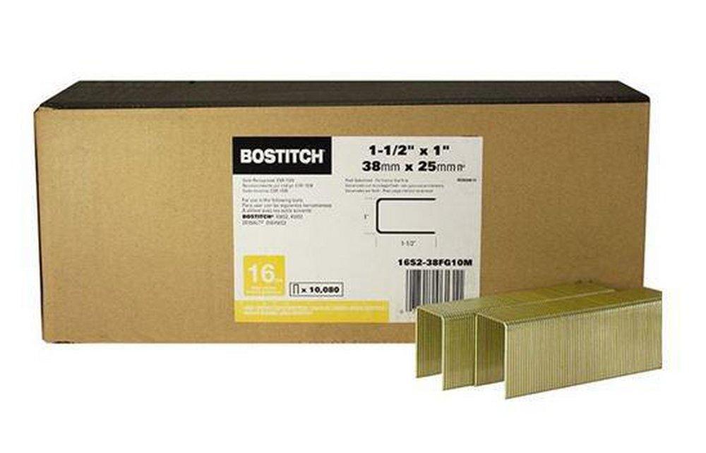 Spotnails 1 in. Galvanized Staples (Case of 10000) 