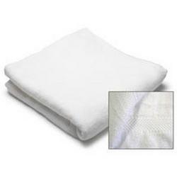 24 x 50 in. Cotton Bath Towel with Ring Spun in White