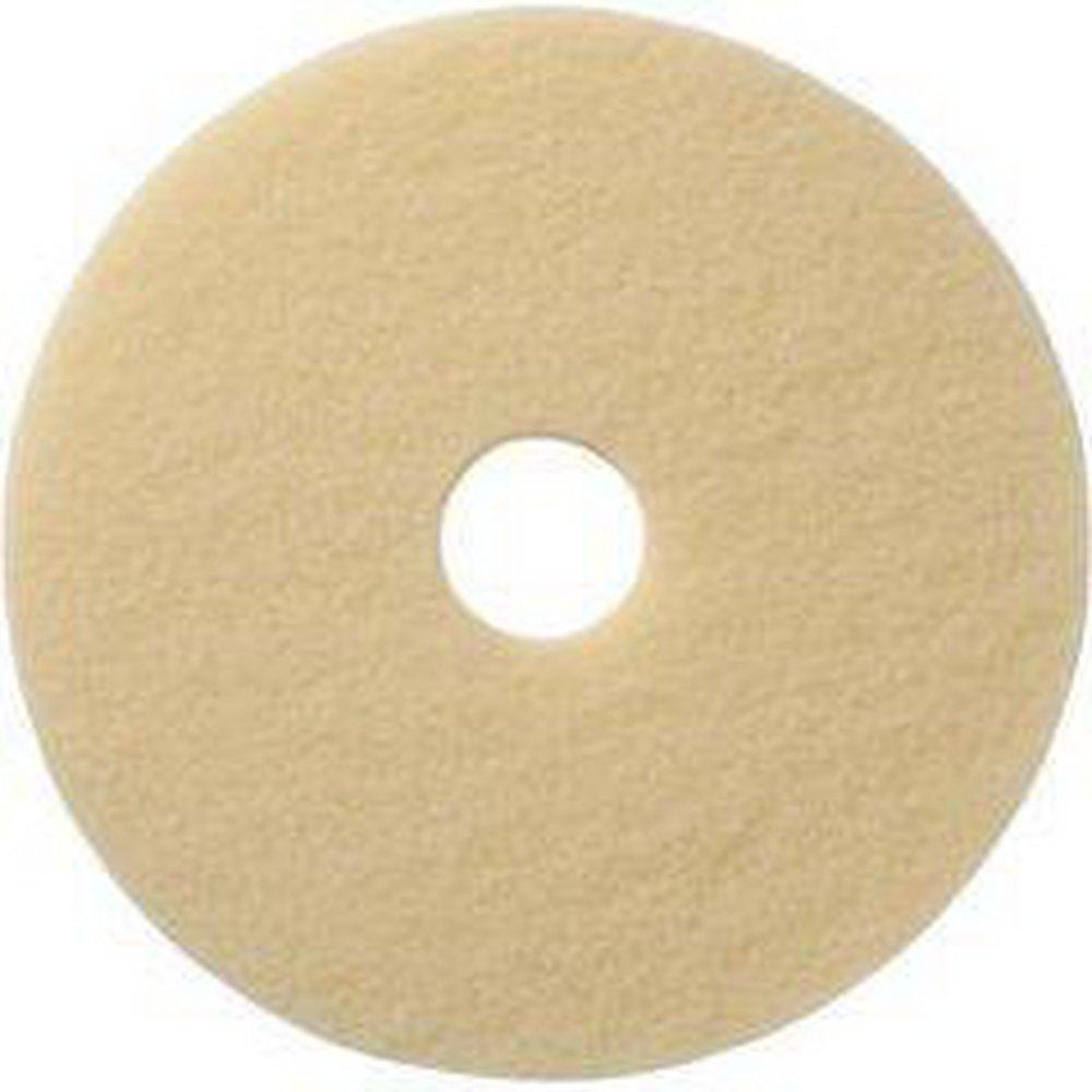 Americo Manufacturing (NP & PC) Beige Ultra High Speed Burnishing Pad in Beige (5 Pack) 