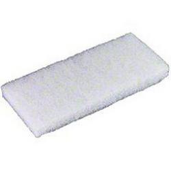 4-1/2 x 10 in. Floor Pad in White (Box of 4)