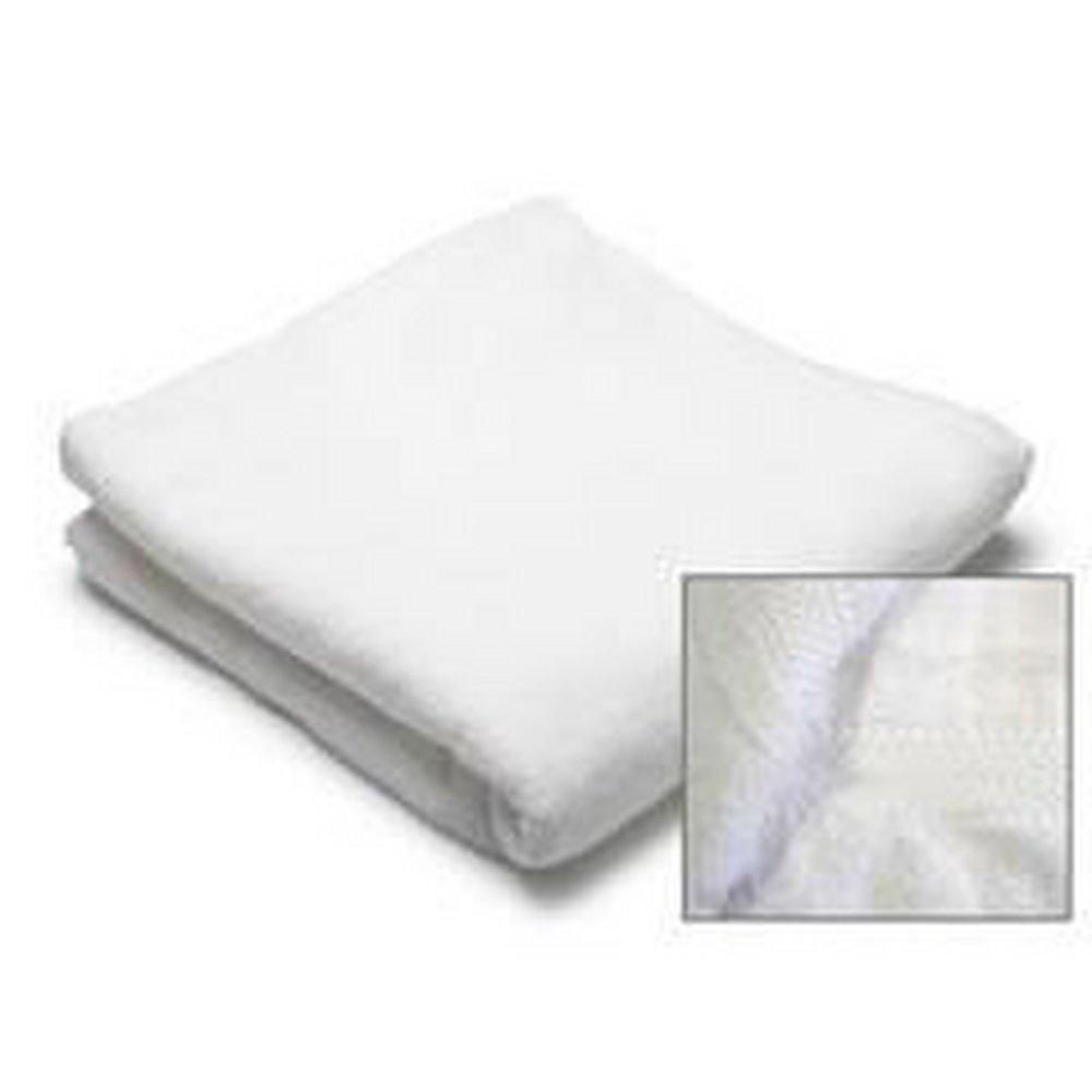 Intralin White 25 x 52 in. Bath Towel with 86/14 Ring Spun (Bale of 48) 