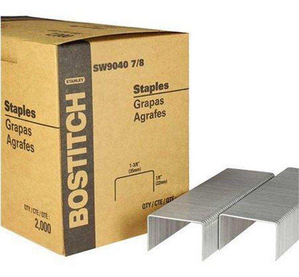 Stanley Bostitch Copper 7/8 in. Staples (Box of 2000) 