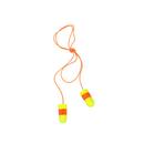 E-A-R&trade; Yellow NRR 33 Polyurethane and Foam Corded Disposable Earplug 