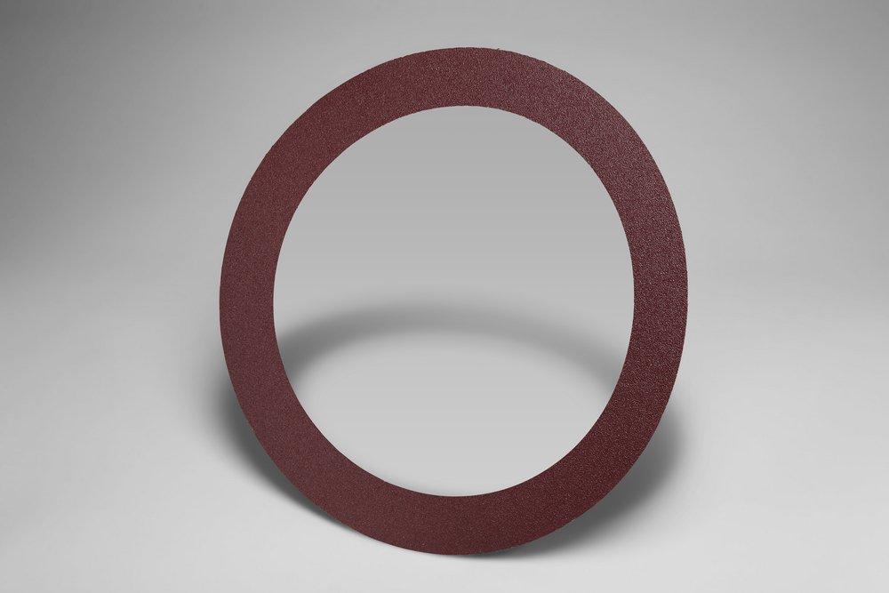 3M&trade; Brown 14 in. Pressure Sensitive Adhesive Cloth Disc in Brown 
