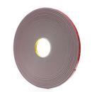 VHB&trade; Grey 1/2 in. 90 mil Polypropylene Foam Tape in Grey 