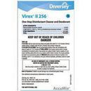 Product Label for Diversey Virex® II 256 Disinfectant Cleaner