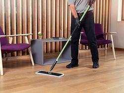 16 x 16 in. Flat Top Mop in Black