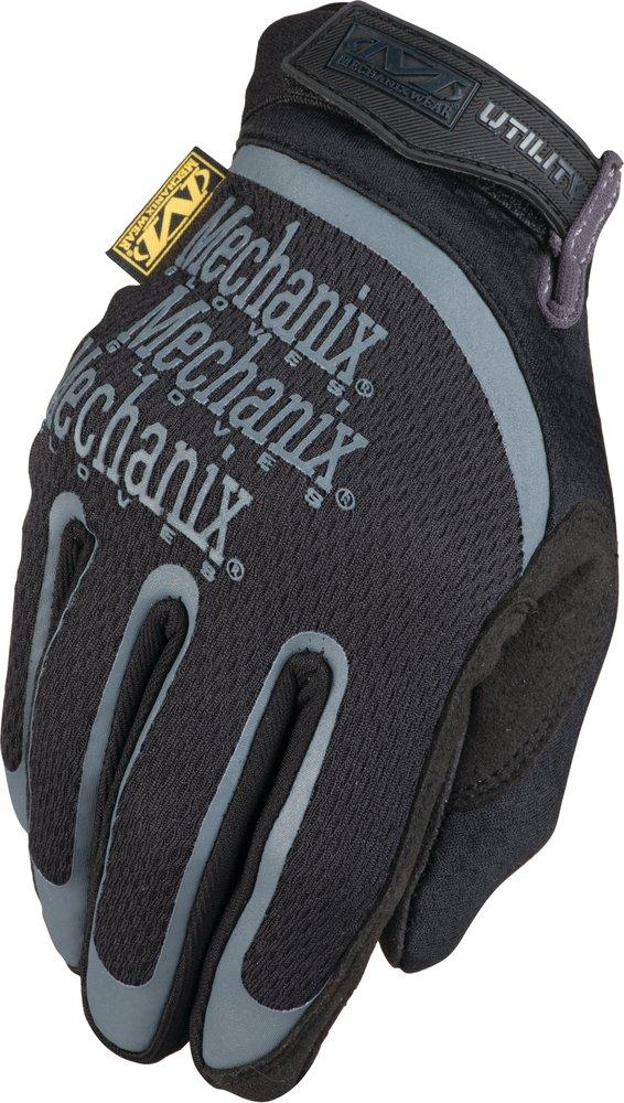 Mechanix Wear Black Synthetic Leather Gloves in Black 