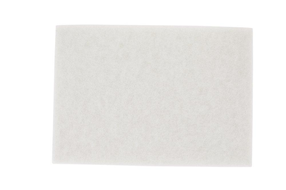 3M&trade; White Polyester Super Polish Pad in White (Case of 10) 