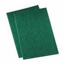 9 x 6 in. Synthetic and Fiber Medium Scouring Pad in Green