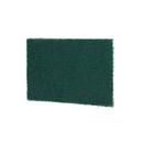 9 x 6 in. Fiber, Mineral and Resin Heavy Duty Scouring Pad in Green