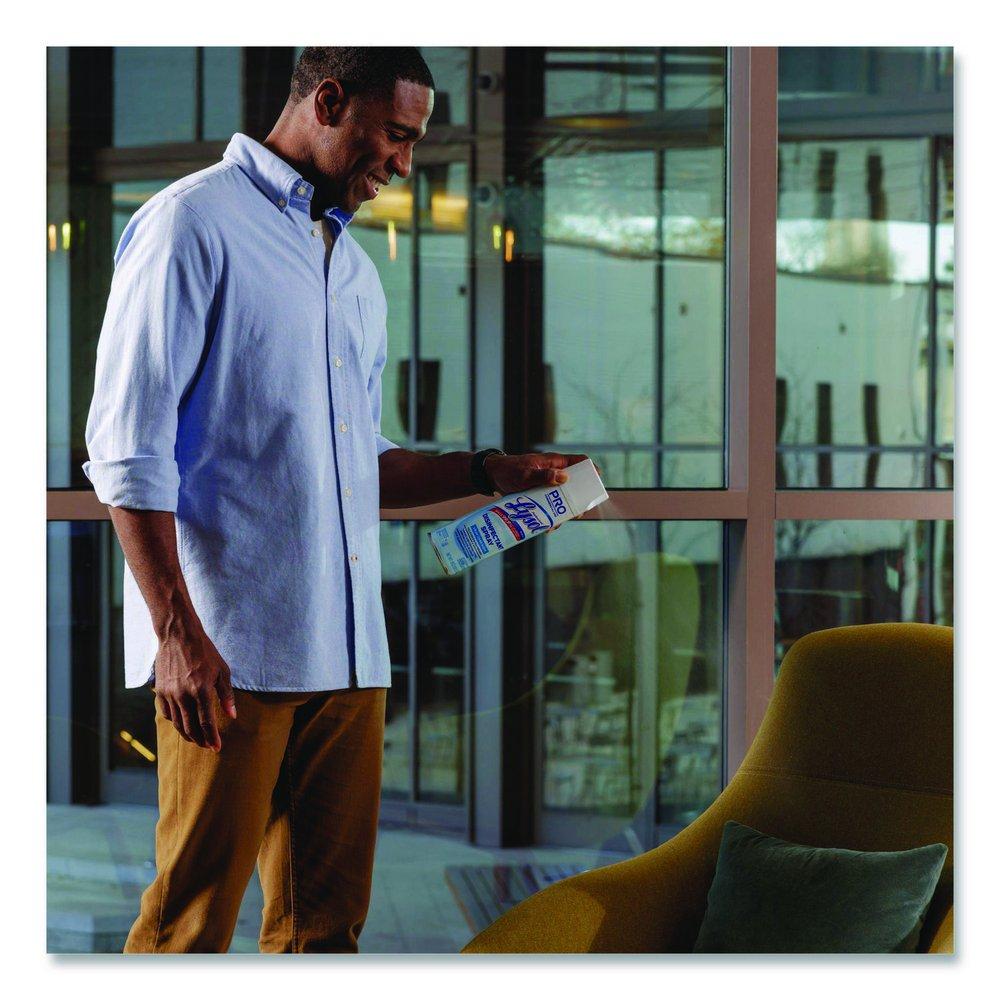 Lysol&reg; PRO Disinfectant Spray with Crisp Linen Scent, Case of 12 