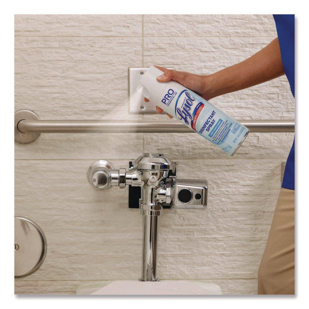 Lysol&reg; PRO Clear Disinfectant Spray with Crisp Linen Scent, Case of 12 