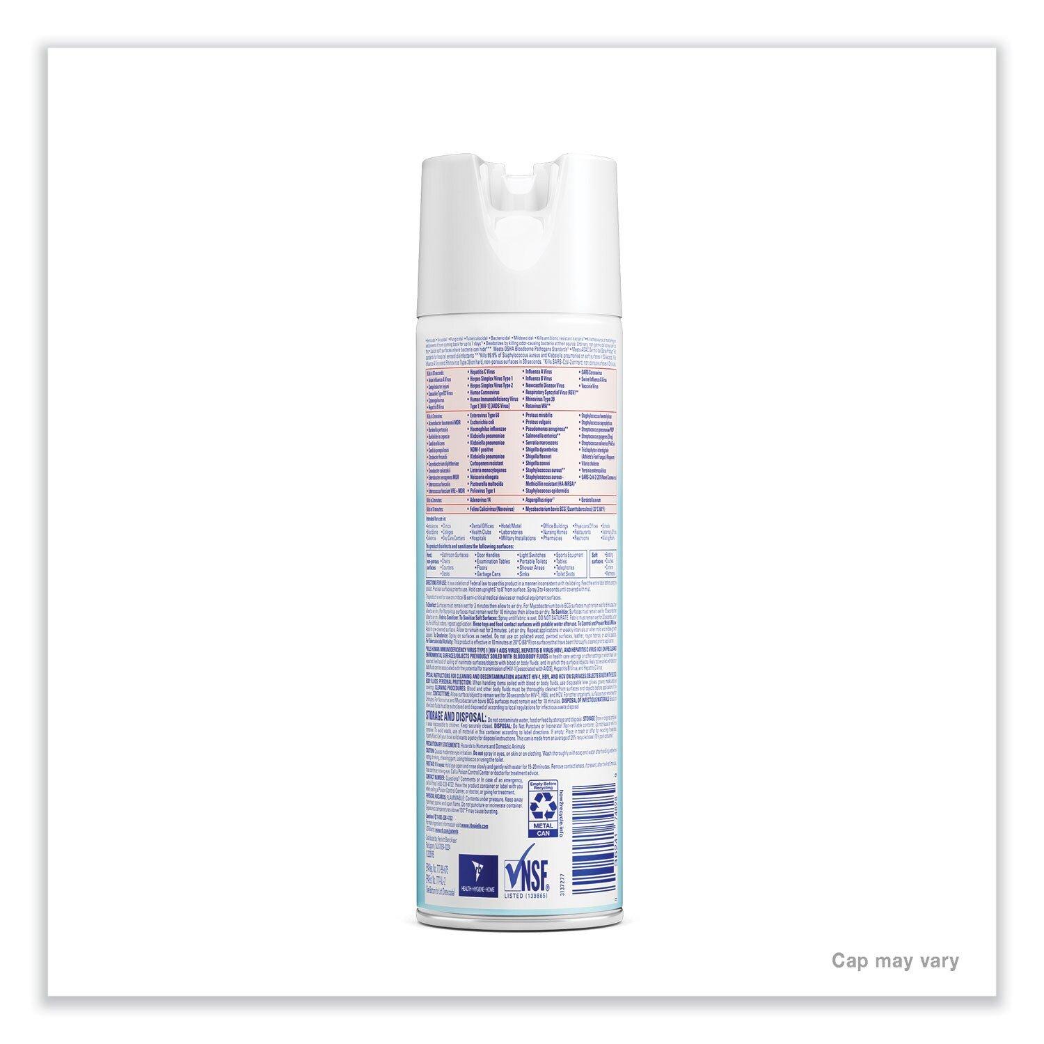 Lysol&reg; PRO Clear Disinfectant Spray with Crisp Linen Scent, Case of 12 