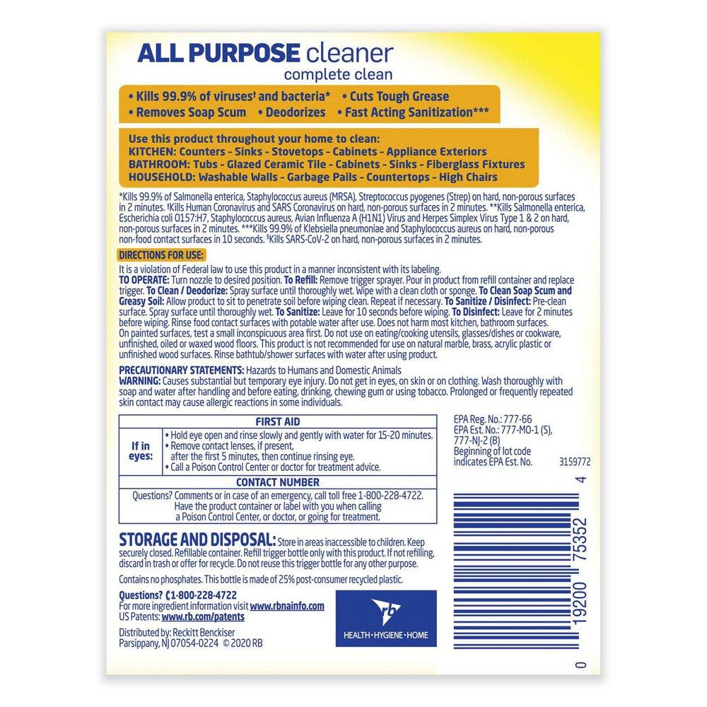 Lysol&reg; All Purpose Cleaner and Disinfectant 