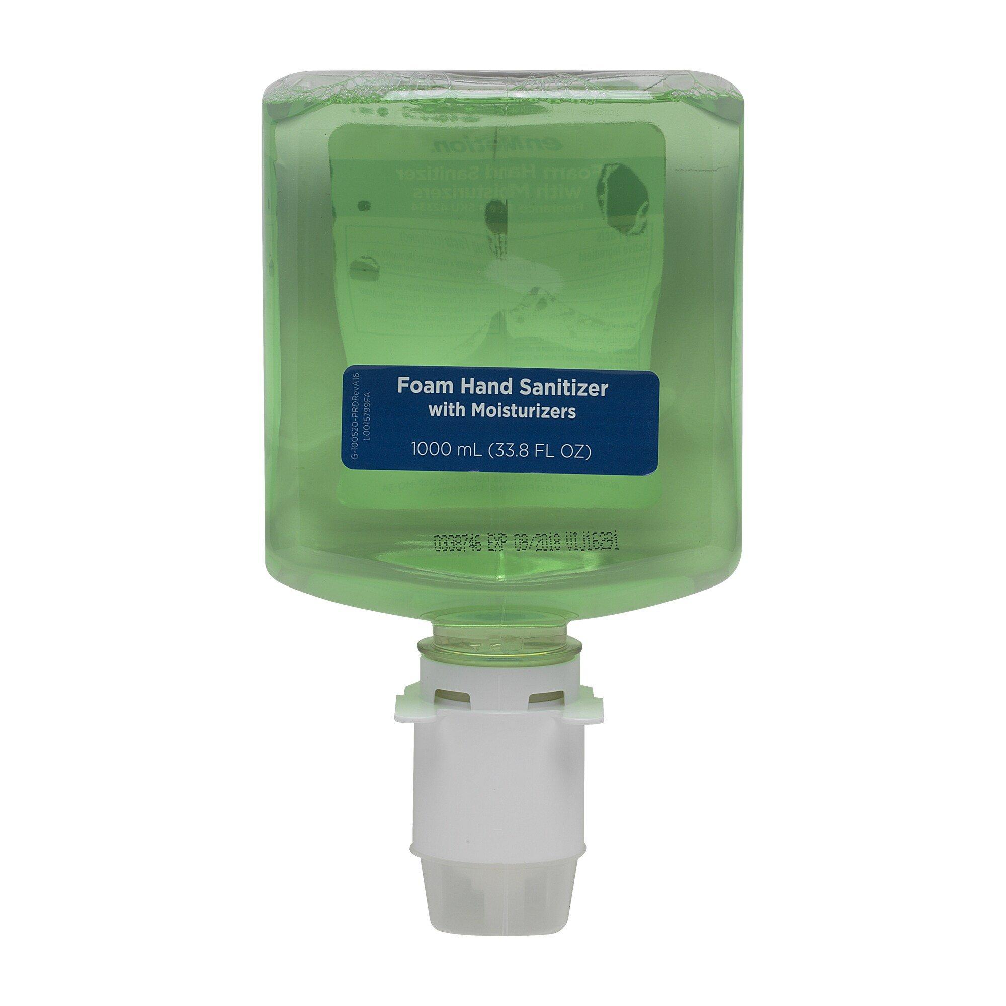 Georgia-Pacific Green Fragrance Free Moisturizing Foam Sanitizer Dispenser Refill 