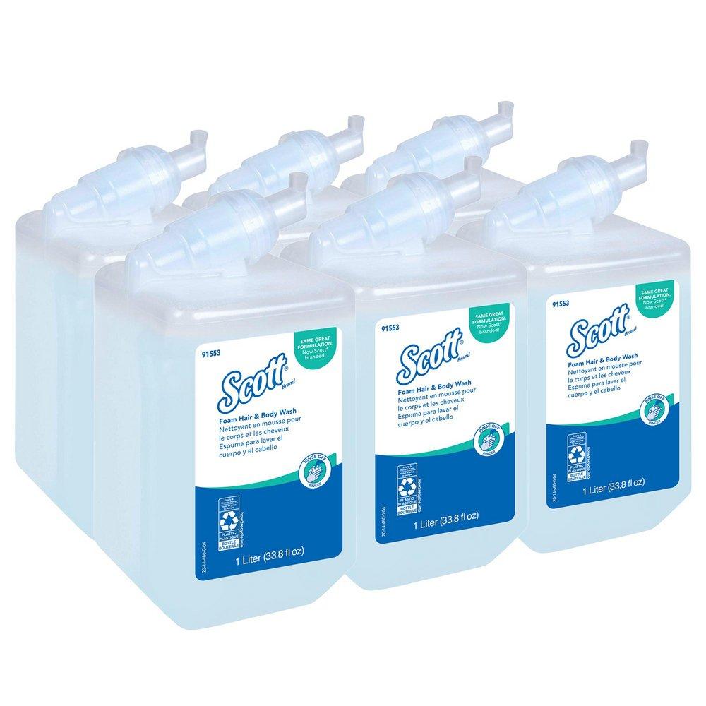 Scott&reg; Light Blue Foam Hair and Body Wash in Light Blue 