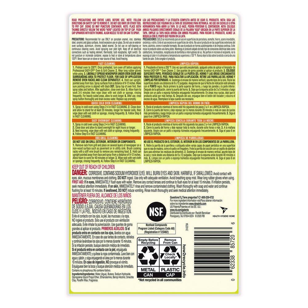 EASY-OFF&reg; PRO White Oven and Grill Cleaner 