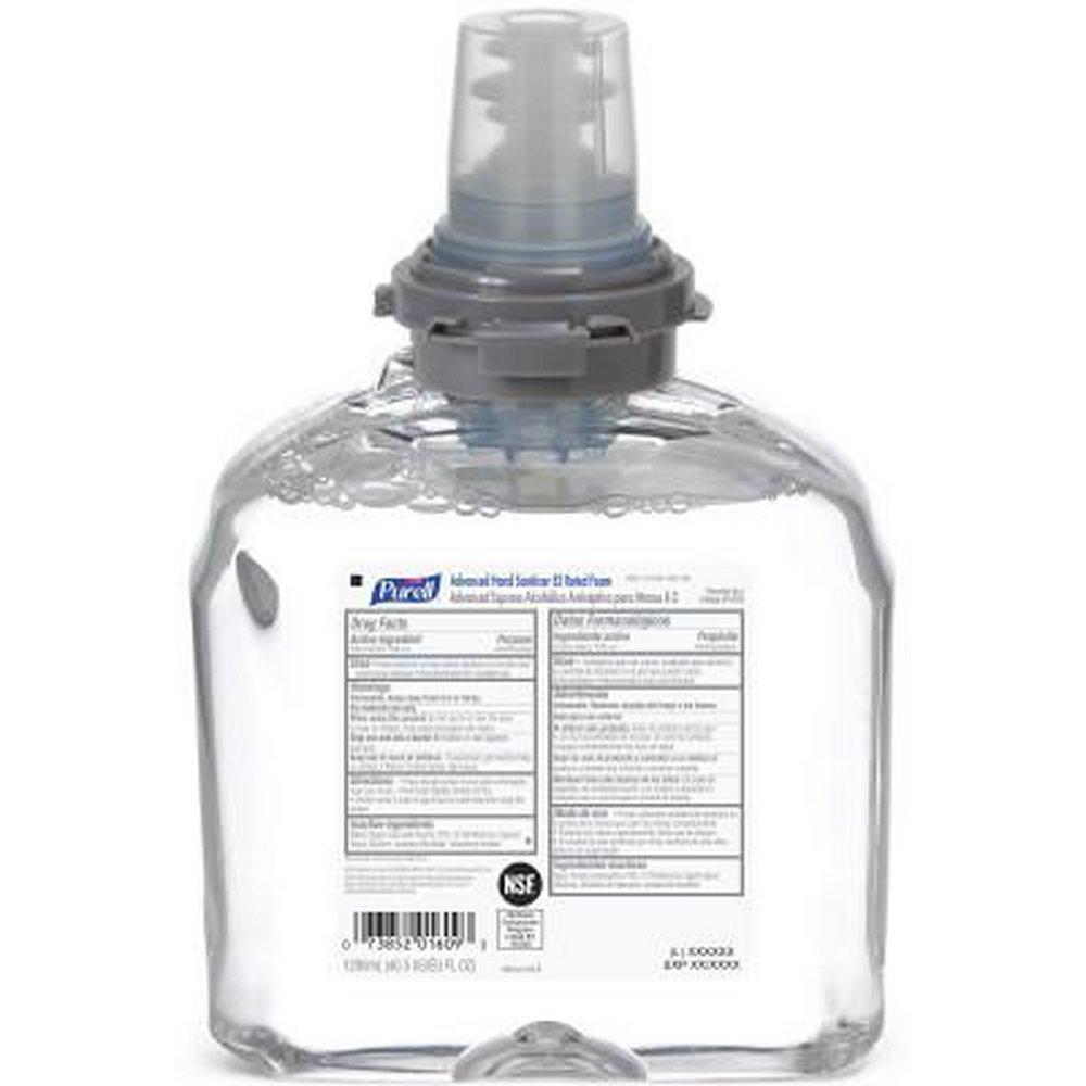 PURELL&reg; Clear Hand Sanitizer E3 Rated Foam Refill for PURELL&reg; TFX&trade; Dispenser 