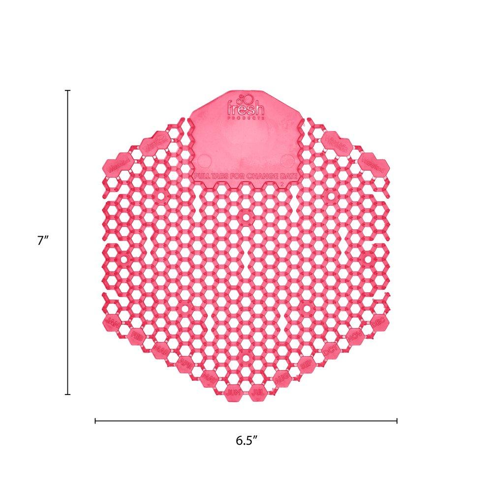 Fresh Products Red Urinal Screen (Box of 12) 