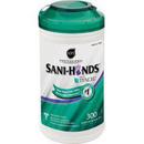 5-1/2 x 7-1/2 in. Hand Sanitizing Wipe (300 Wipes per Canister, 6 Canisters per Carton)