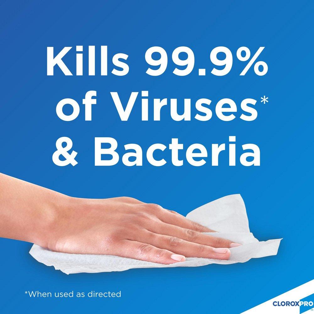 CloroxPro White 7 x 7 in. 700 ct Disinfectant Wipes 