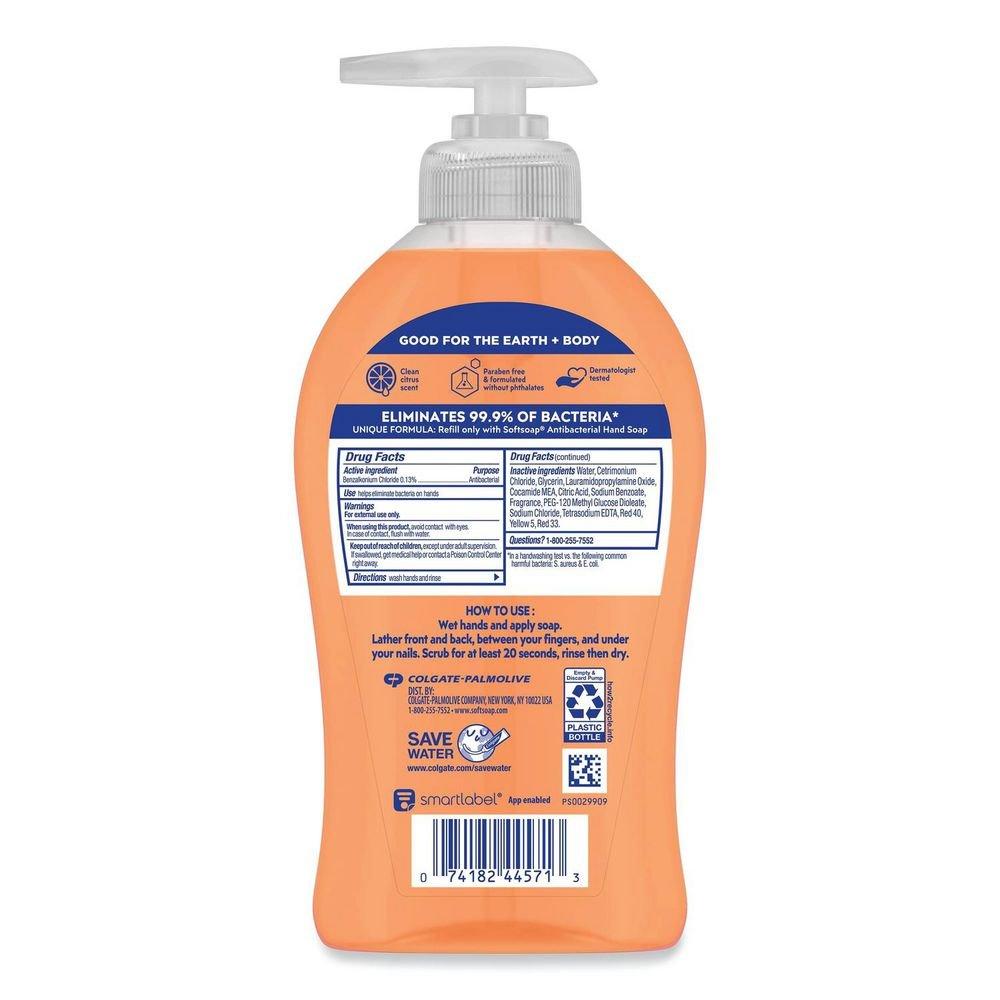Colgate Palmolive Orange Crisp Clean Antibacterial Hand Soap 