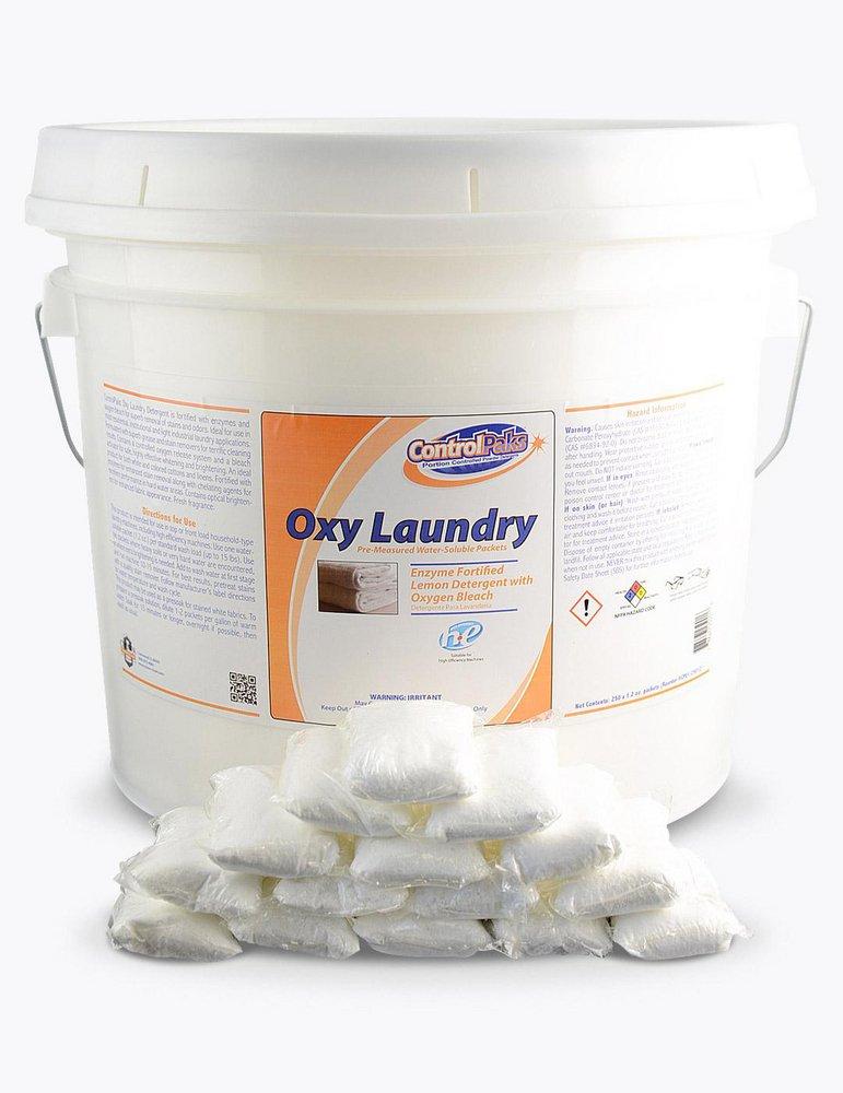 Crown Chemical White Laundry Detergent with Oxygen Bleach 