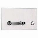 Bobrick Satin 8-3/8 x 4-3/8 x 3-7/8 in Wall Mount Stainless Steel Recessed Soap Dispenser 