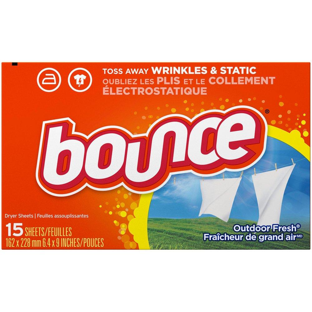 Bounce White Fabric Softener Sheet 