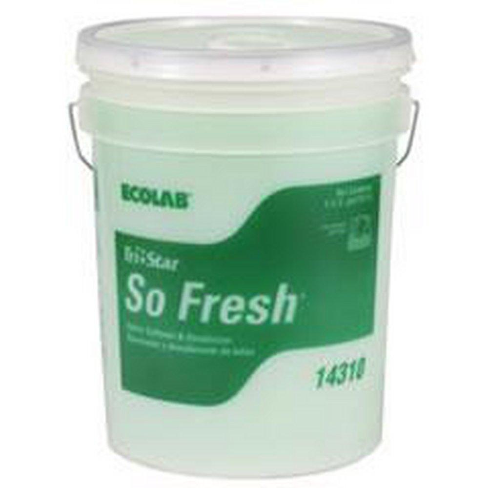 Ecolab Opaque Green Fresh Fabric Softener 