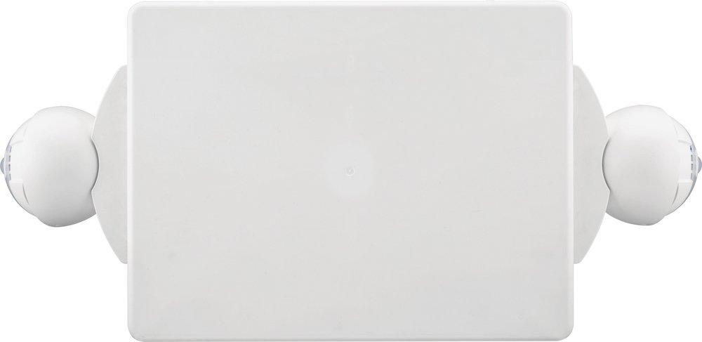 Lithonia Lighting White Battery Back Up LED Exit/Emergency Combo Light 