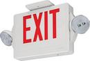 Lithonia Lighting White Battery Back Up LED Exit/Emergency Combo Light 