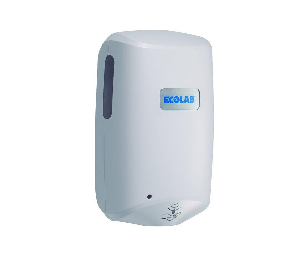 Ecolab White 1250mL Wall Mount Plastic Soap & Lotion Dispenser 