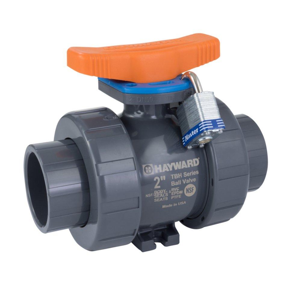 Hayward Industrial Products Light Grey Plastic Full Port Threaded 250# Ball Valve 