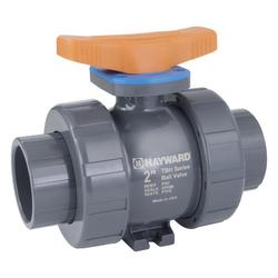 1/2 in. Plastic Full Port Threaded 250# Ball Valve
