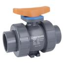Hayward Industrial Products Light Grey Plastic Full Port Threaded 250# Ball Valve 