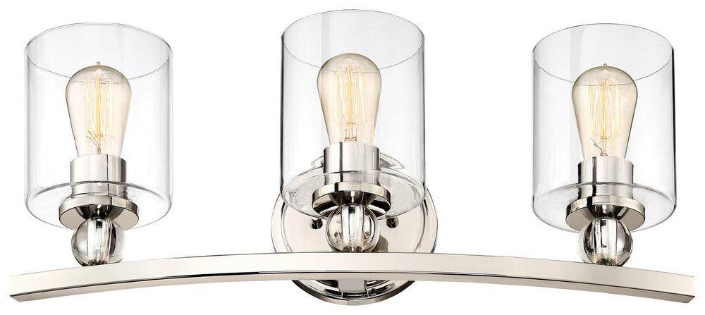 Minka Lavery Polished Nickel 60W 3-Light Medium E-26 Incandescent Vanity Fixture 