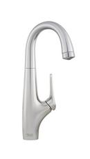 Single Handle Lever Bar Faucet in Stainless Steel