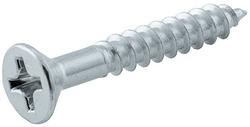 10 x 1-1/2 in. Brass Flat Head Wood Screw (Pack of 50)