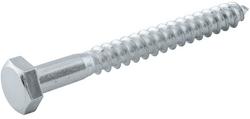 1/4 x 3 in. Carbon Steel Hex Head Lag Screw (12 Pack)