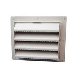 8 in. Plastic Wall Vent in Taupe