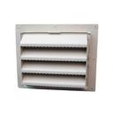S&P USA Ventilation Taupe 8 in. Plastic Wall Vent 