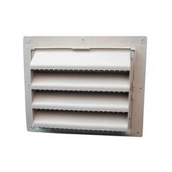8 in. Plastic Wall Vent in Taupe